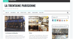 Desktop Screenshot of latrentaineparisienne.com